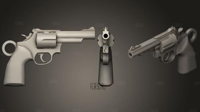 Revolver Pendant stl model for CNC